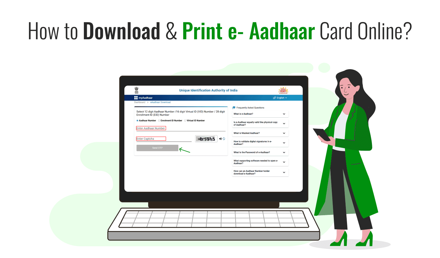 Download Aadhaar Card - How to Download & Print e- Aadhaar Card Online?